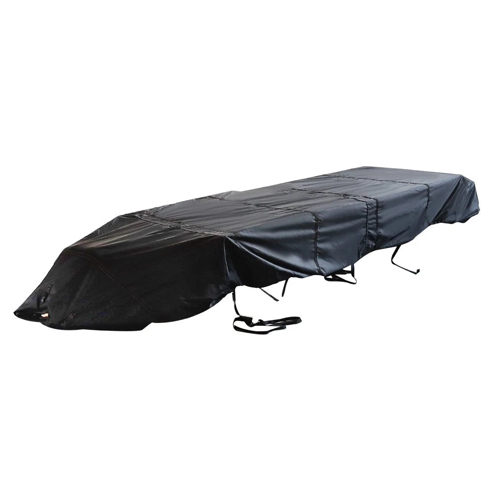Jon Boat Cover for 14ft Jon Boat (Waterproof, Heavy Duty, Trailerable)