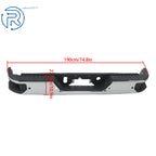 Chrome Rear Bumper for Sierra Silverado 2500 3500 (2020-2024)