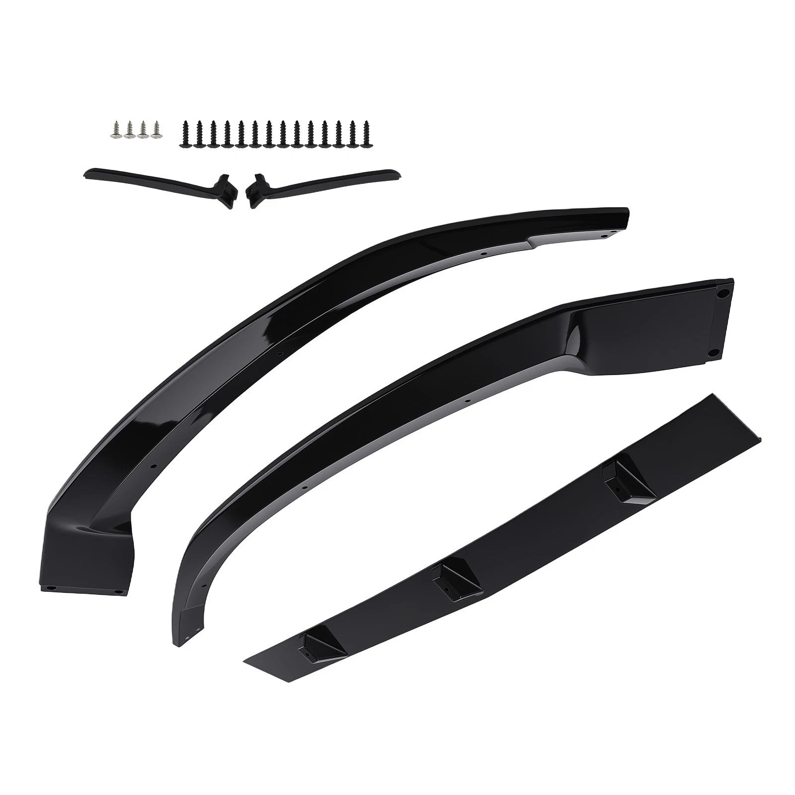 Front Bumper Add On for Mercedes-Benz W205 C63 AMG (2015–2022) Black Kit