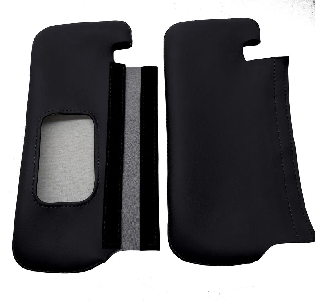 Sun Visor Cover for Scion TC (2005–2010) - Left - Black PVC Leather