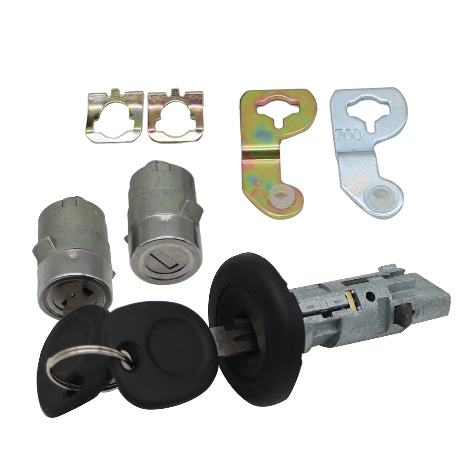 Ignition Switch & Front Door Lock Cylinders Set for Chevrolet GMC H2 (2003–2009)