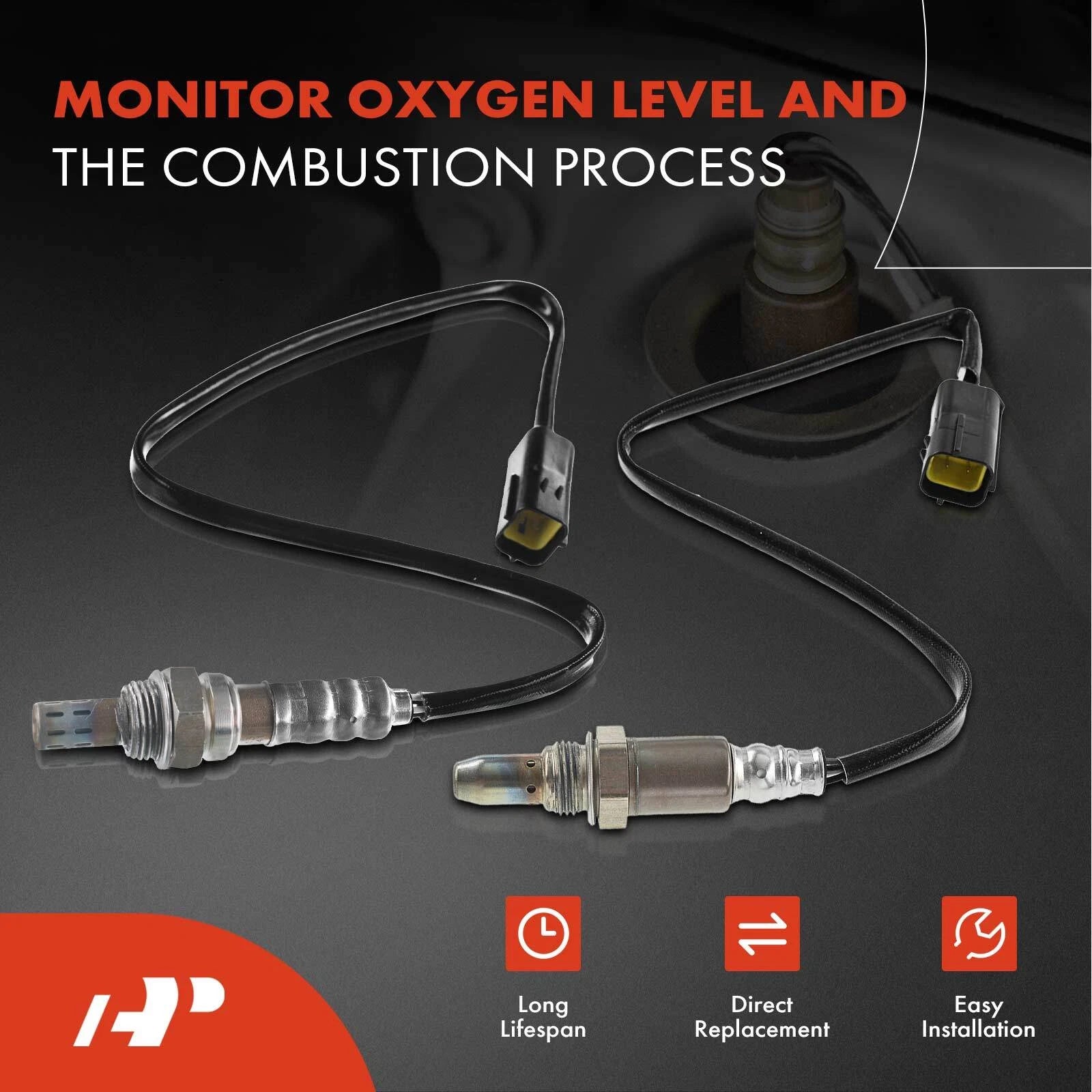 2X O2 Oxygen Sensors for Nissan Altima (2011-2012)