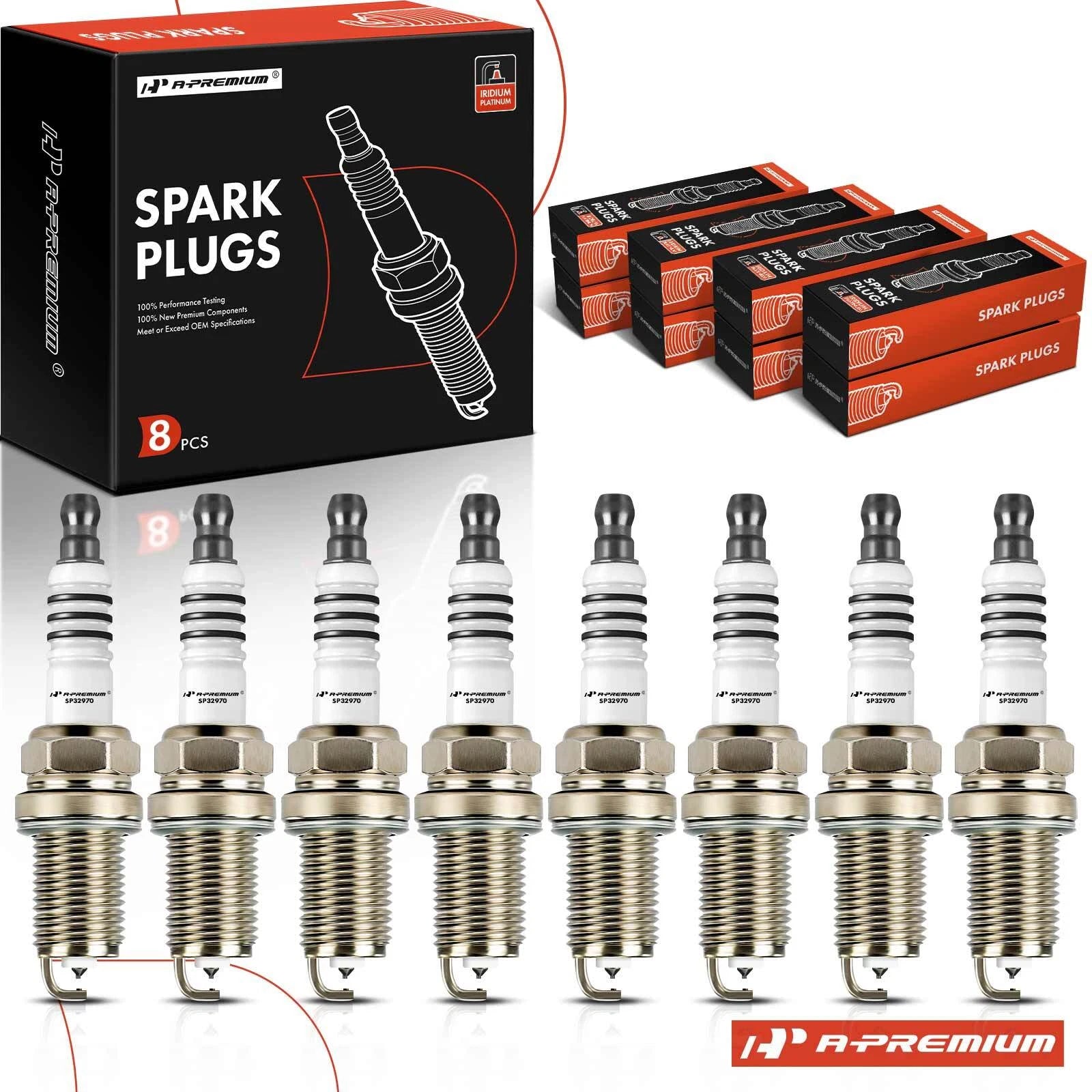 Iridium & Platinum Spark Plugs for Toyota Tundra 2005-2009 (8)