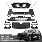 Front Bumper Kit for Honda CR-V (2023–2026) - Fog Cover, Grille, Radiator, Brackets