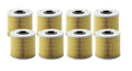 Set of 8 Engine Oil Filters H 1032/1 for Audi A8 Quattro (1997–1999)
