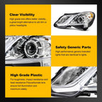 Driver Side Headlight Assembly for Mercedes-Benz E550 (2010–2013)