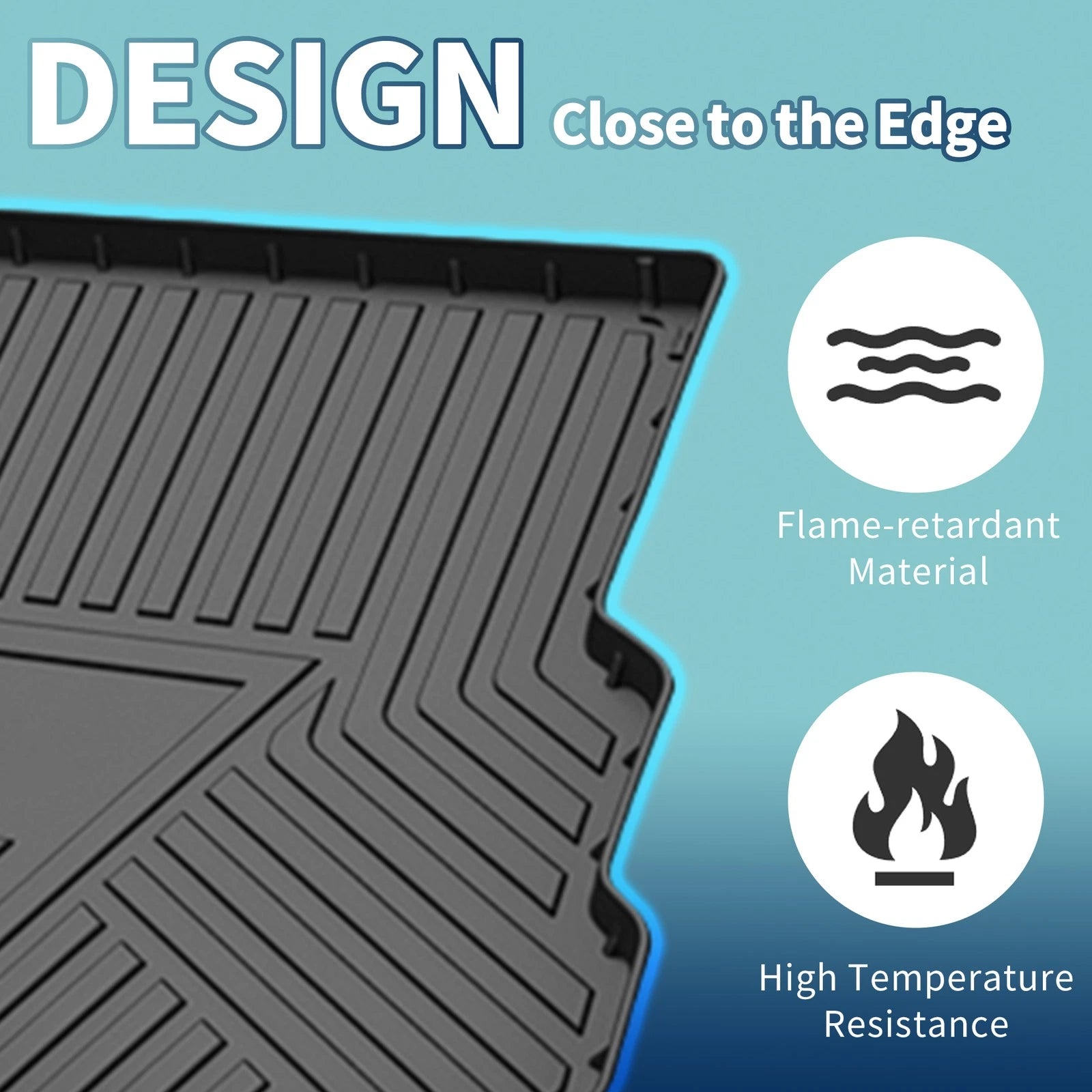Cargo Liner Rear Trunk Mat for Mercedes-Benz GLK (2008–2015) TPE