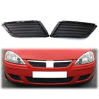 Front Bumper Fog Light Covers for Vauxhall Corsa C (2003-2006)