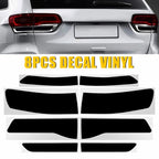 Set of 2 Tail Light Tint Overlay Vinyl Smoke for Grand Cherokee (2014–2021)