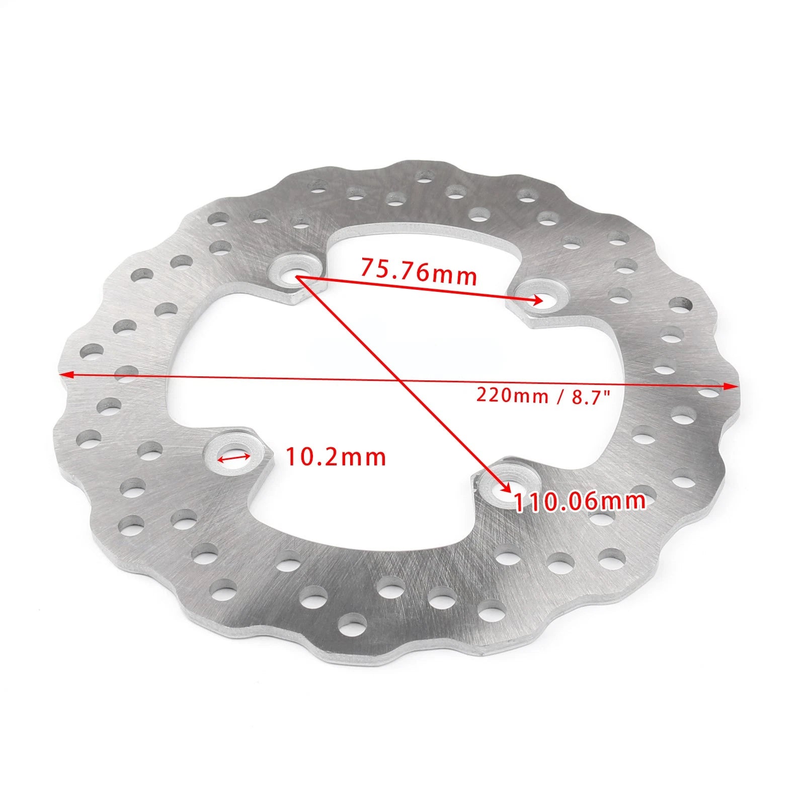Rear Brake Rotor Disc for Kawasaki Z 750 1000 Ninja ZX-9R ZX-10R (1998–2015)