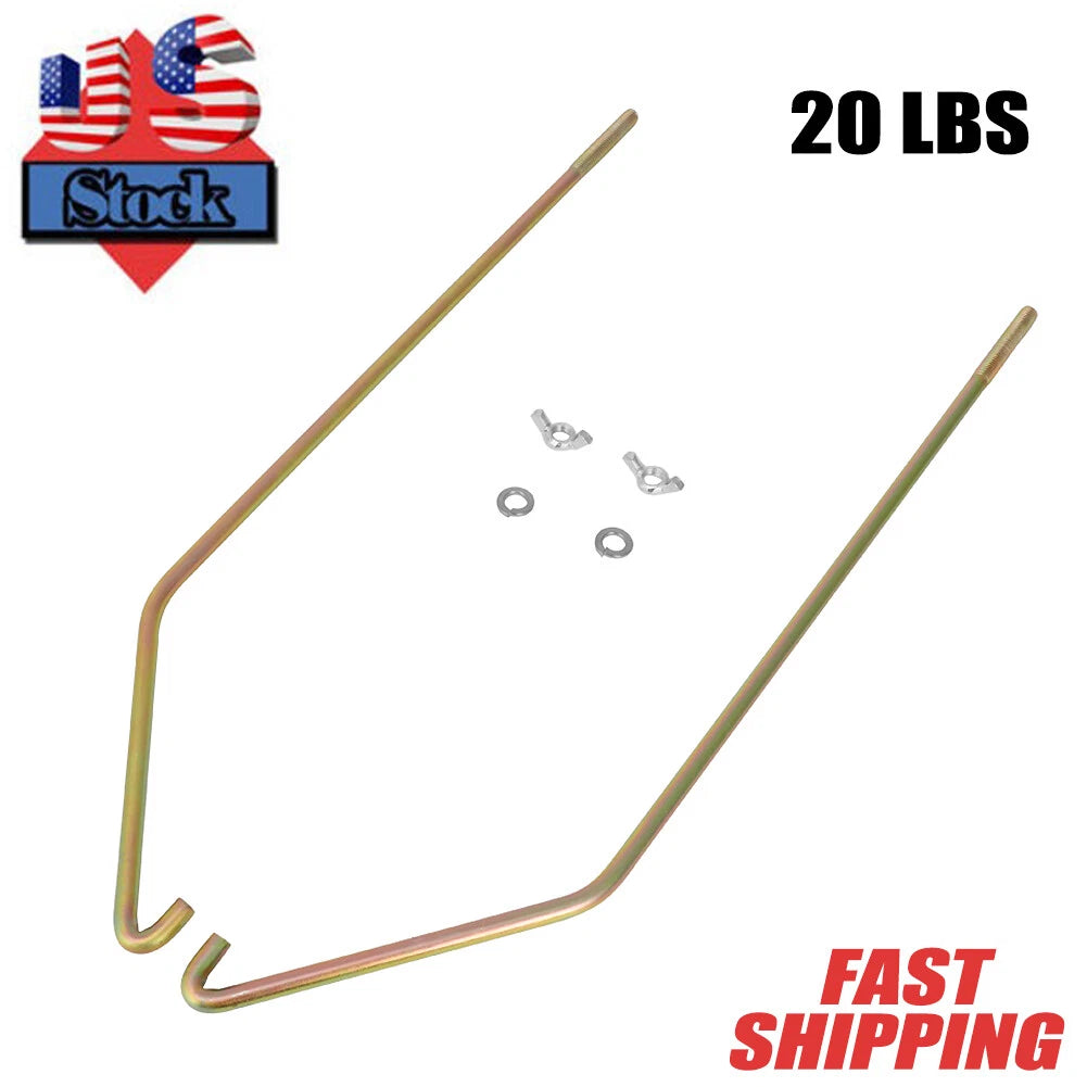 Propane Tank Hold Down Brackets Kit for Coleman Fleetwood Pop Up Camper (20LB)