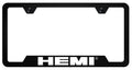 OEM License Plate Frame Notched Black for Dodge Hemi (2006–2024)