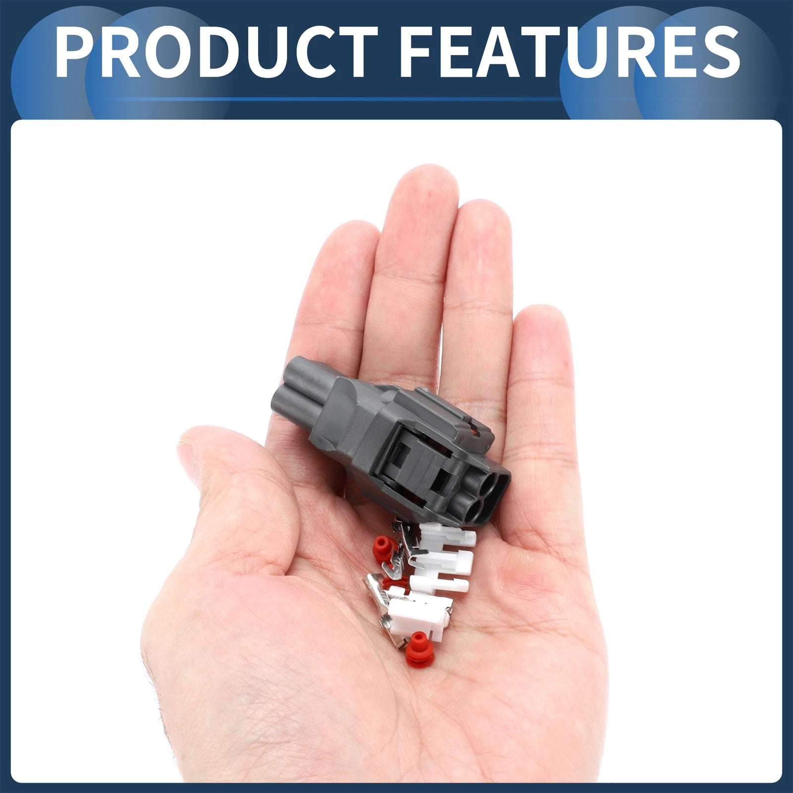 2 Pin Front Fog Light Assembly Connector Plug for Chevrolet 