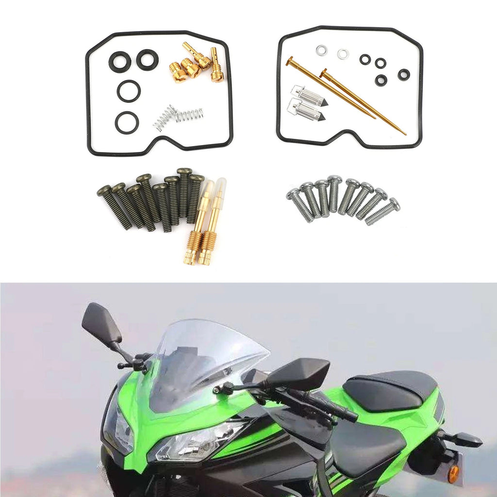 Carburetor Rebuild Kit for Kawasaki EX250 Ninja 250R (2008–2012) H