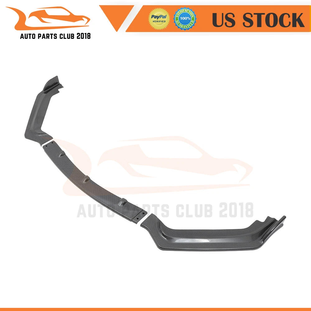 Carbon Front Bumper Splitter Lip Body Kit for Infiniti Q60 2017-2020