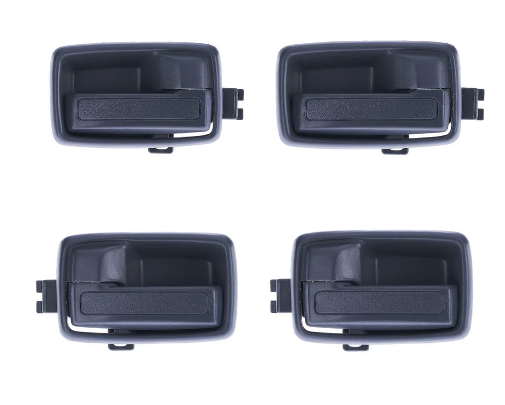 4pcs Textured Grey Inner Door Handles for Holden Rodeo TF (1998–2003)
