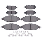 Set of 4 Ceramic Brake Pads for Infiniti JX35 QX60 Nissan Murano Pathfinder (2013–2019)