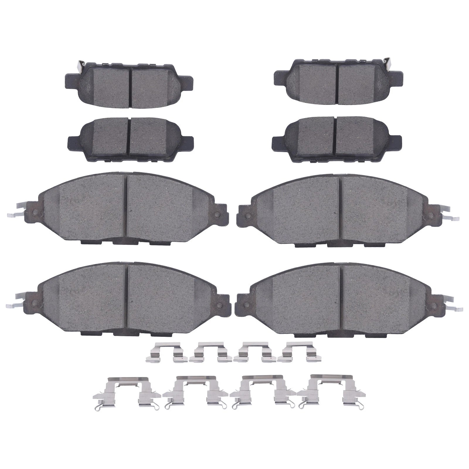 Set of 4 Ceramic Brake Pads for Infiniti JX35 QX60 Nissan Murano Pathfinder (2013–2019)