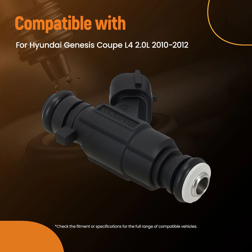 Set of 4 Fuel Injectors for Hyundai Genesis Coupe 2.0L (2010–2012)