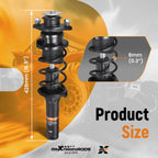 2X Front Coil-Over Shocks for Kawasaki Mule 3000 3010 3020 (2001–2006)