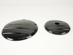 Gloss Black Derby & Air Cover for Harley CVO Softail Dyna Road King Electra Glide