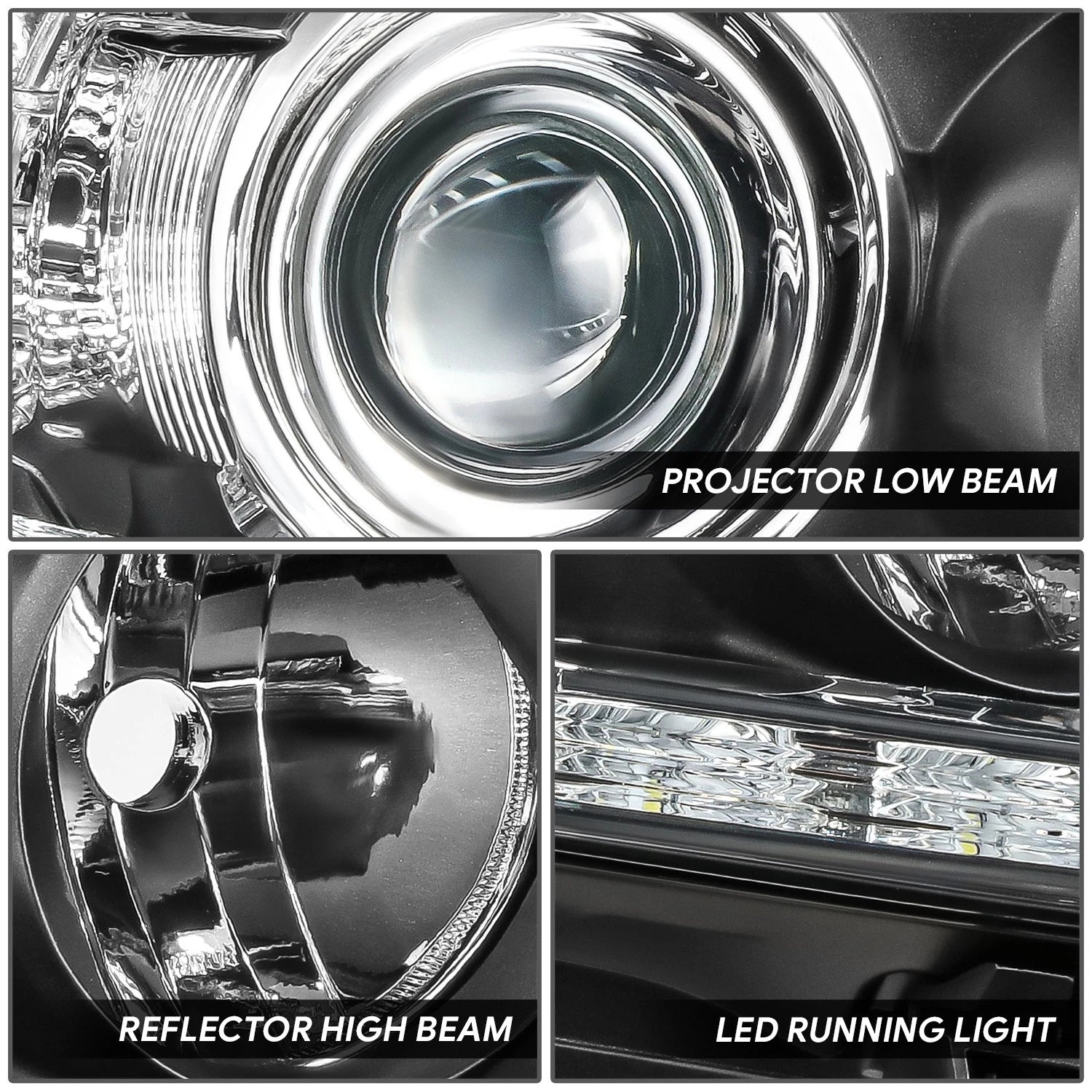 Passenger Side LED DRL Projector Headlight for Lexus RX350/RX450H (2013–2015)