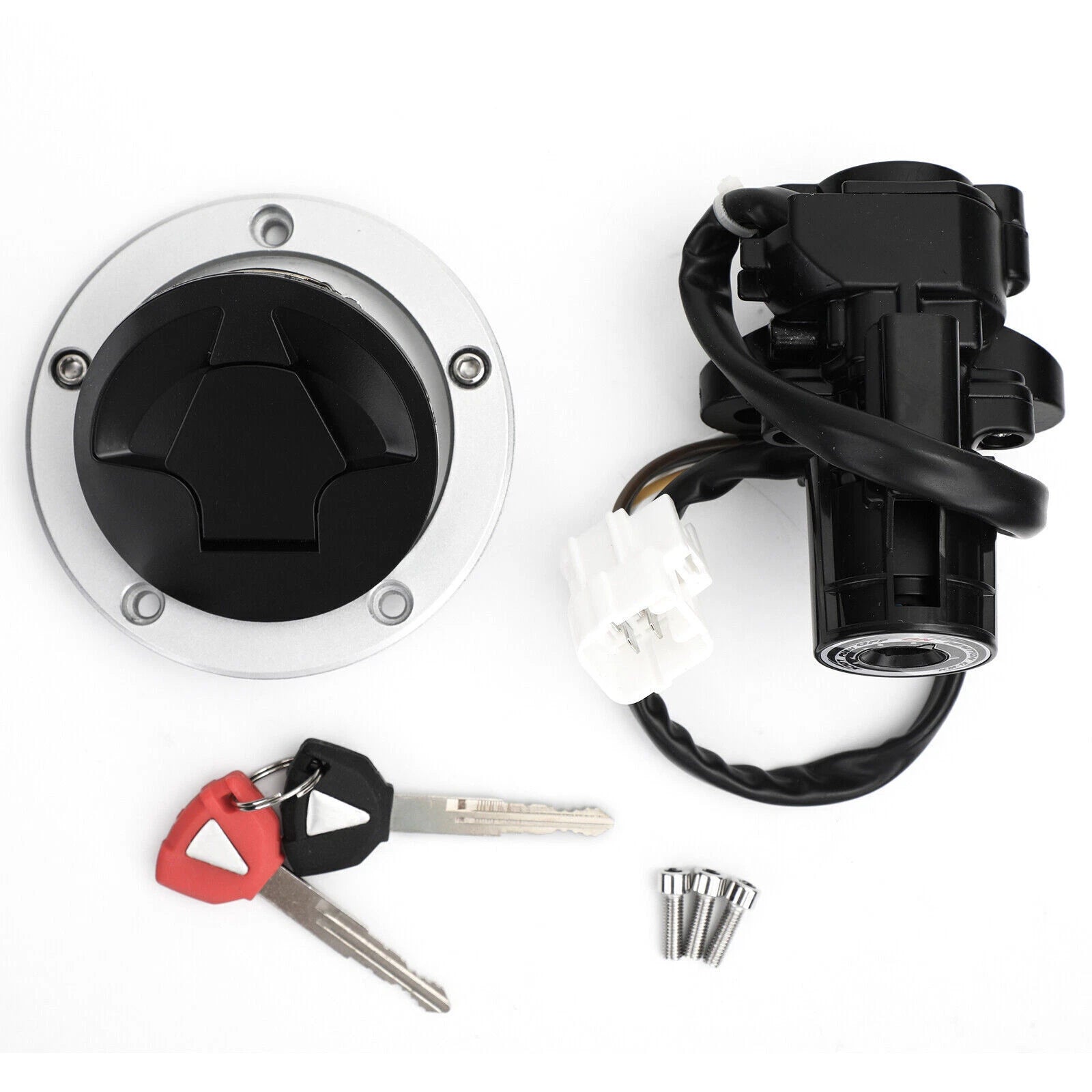 Ignition Switch Fuel Gas Cap Lock Set for Kawasaki Ninja 650 ZX14R (2012–2017)