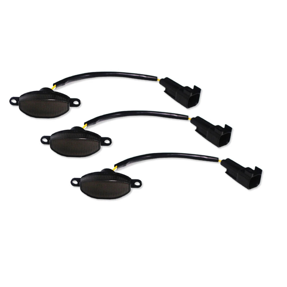 Set of 3 White LED Front Grille Running Lights for Ford Raptor (2010–2014)