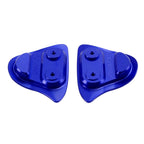 Aluminum Mirror Block Off Plates for Yamaha YZF R1 R1M (2020–2024) - Blue