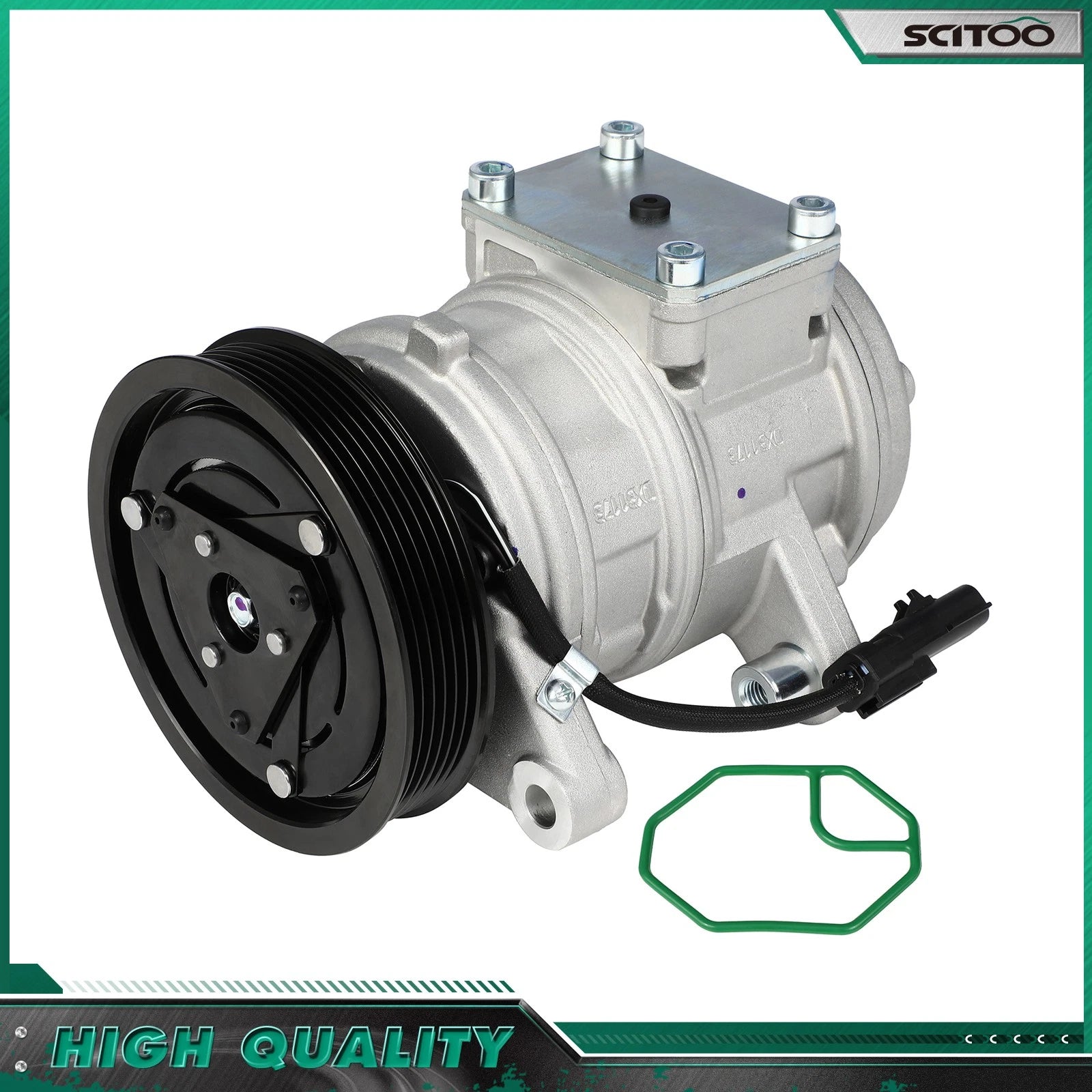 A/C Compressor for Jeep Grand Cherokee 2000–2004, Wrangler 2000–2003 4.0L