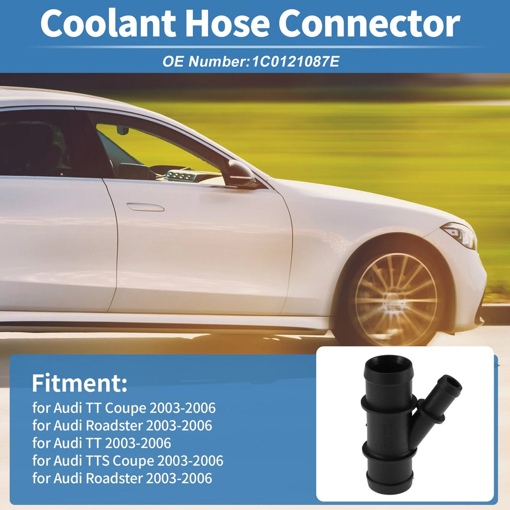 Engine Coolant Hose Connector for Audi TT Coupe (2003–2006) No. 1C0121087E
