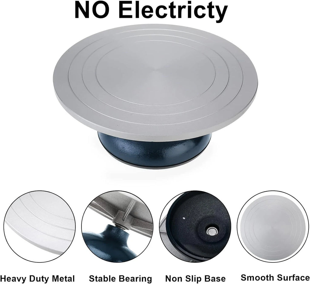 7" Heavy Duty Metal Sculpting Wheel for Pottery Decorating