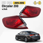 Tail Light Assembly Outer Set for Chrysler 200 (2015–2016)