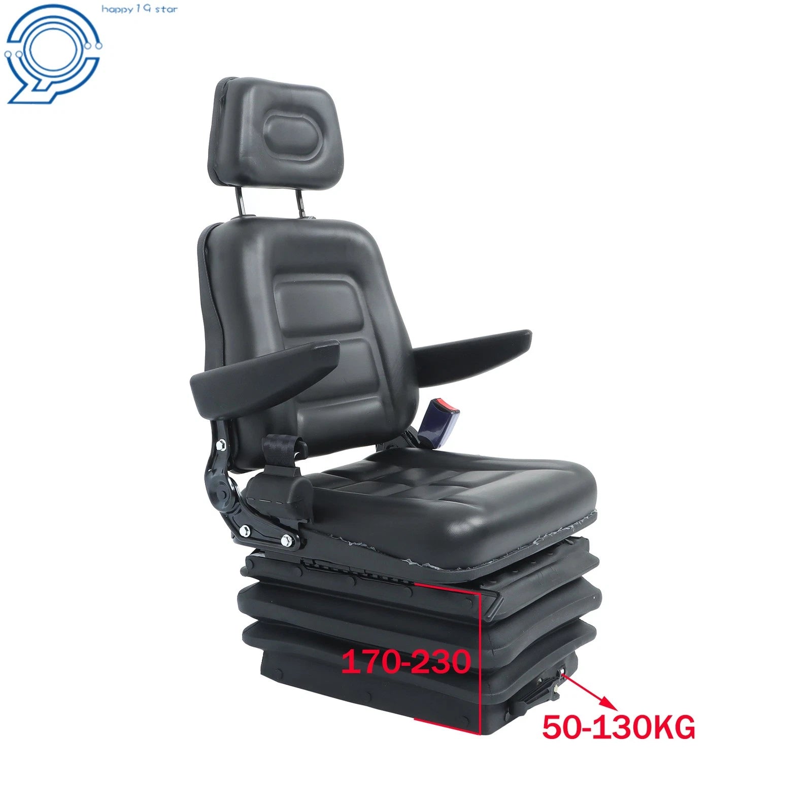 Adjustable Suspension Seat for Tractor Forklift