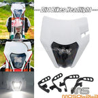 Dual Sport LED Headlight for Honda CR 125/250, CRF 250R/X, Yamaha YZ 450F, WR 250F