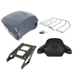 Trunk Pad Mount Rack for Harley Road Glide (2014–2024) - Gunship Gray