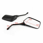10mm Motorcycle Rear View Mirrors for Honda NX125 (1988–1997) CB250 Nighthawk (1991–2008) T9