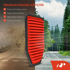 High Performance Engine Air Filter for Jeep Wrangler JK (2007-2017)