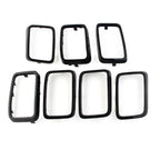 Set of 7 Front Grille Insert Ring Cover Trim for Jeep Grand Cherokee (2017–2021)