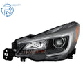 Halogen Headlight Left Side for Subaru Legacy Outback (2018–2019) Black Housing