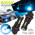 2X Blue LED Fog DRL Lights for Toyota Highlander (2014–2020)
