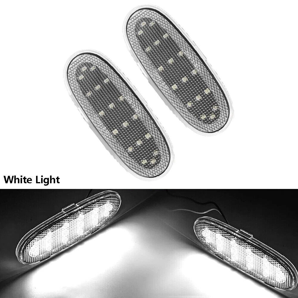 White LED Front Door Panel Reflector Light for Dodge Ram 1500 2500 4500 (2002–2023)