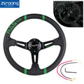 350mm Deep Dish Aluminum Sport Racing Steering Wheel for Drifting