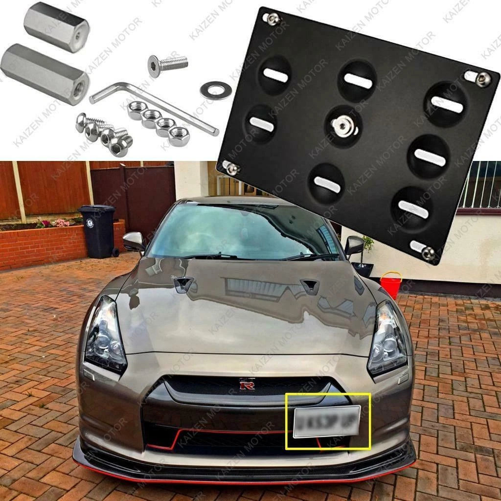 Tow Hook Front Bumper Mounting Bracket for Nissan GTR 2009–2021