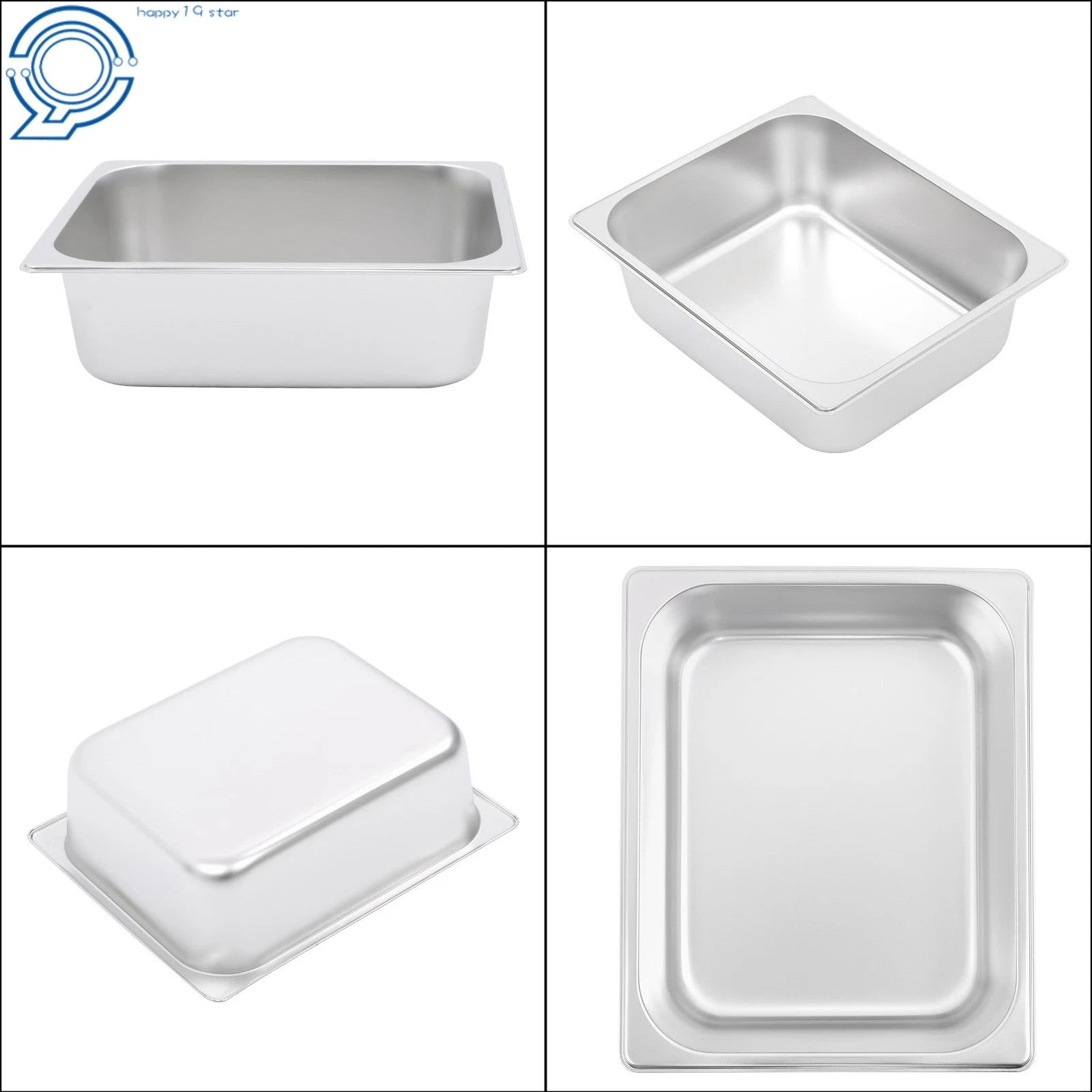4 Inch Deep Stainless Steel Steam Pan for Kitchen Use