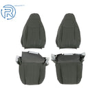 Set of 2 Dark Gray Seat Covers for Chevy Express 1500 2500 (2003-2014)
