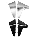 Chrome/Black Battery Side Covers for Honda Shadow VLX 600, Steed 400 (1988–1998)