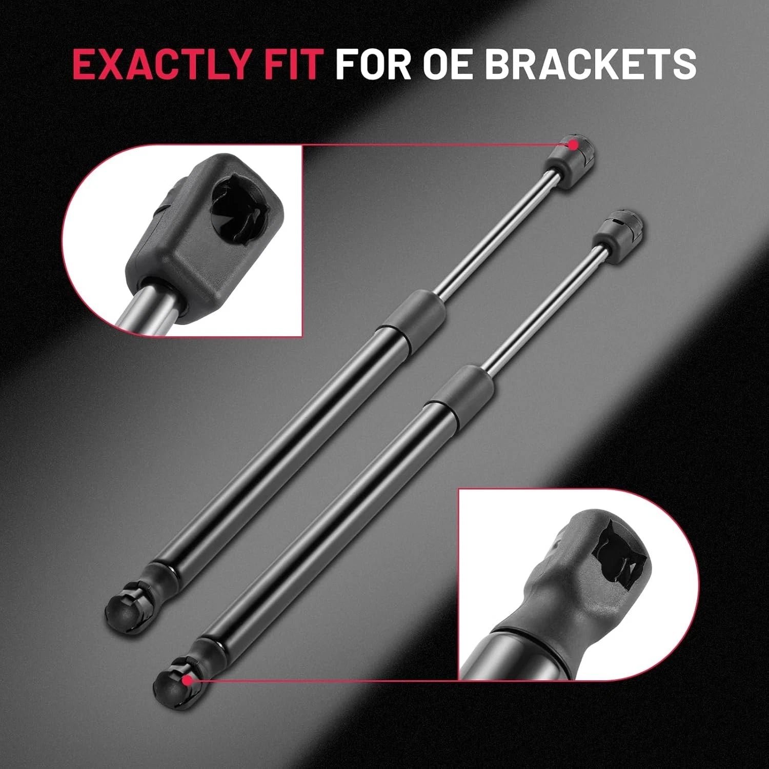 2X Front Hood Lift Supports for Nissan Murano (2009–2014) 6176