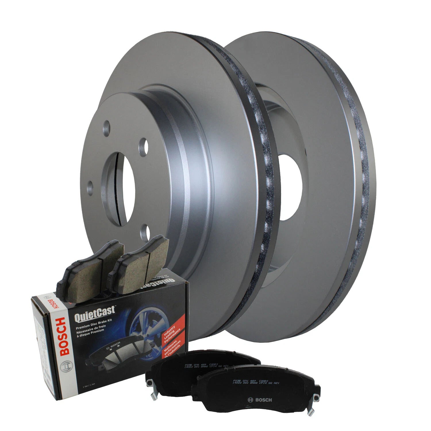 Front Brake Kit 336mm Disc Rotors & Bosch Pads for Dodge Ram 1500 (2002–2003)