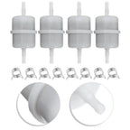 Fuel Filter Kit 4 Pack with Clamps for CH Series Engines (24 050 02, 24 050 10)